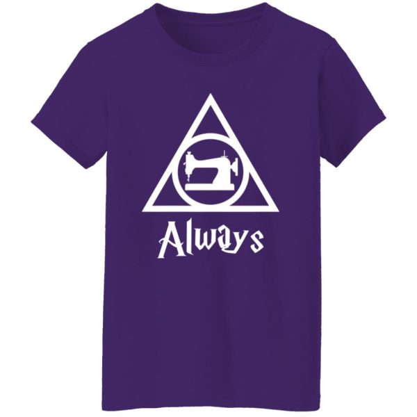 Sewing Machine Always The Deathly Hallows Harry Potter Shirt