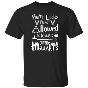 You’re lucky I’m not to do magic outside hogwarts Shirt