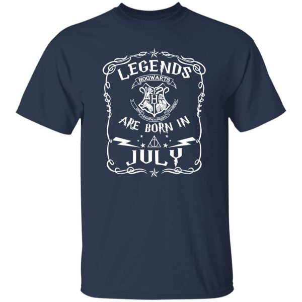 Legends Hogwarts Are Born In July Shirt