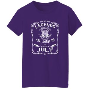 Legends Hogwarts Are Born In July Shirt