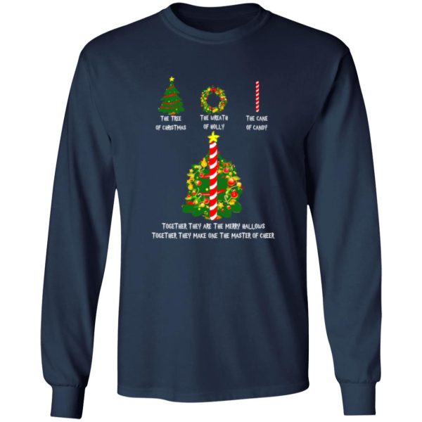 Harry Potter The Tree Of Christmas The Wreath Of Holly The Cane Of Candy Shirt