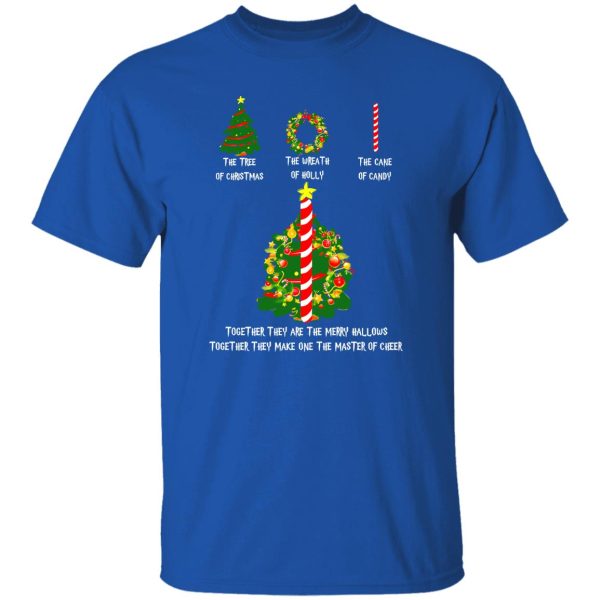 Harry Potter The Tree Of Christmas The Wreath Of Holly The Cane Of Candy Shirt