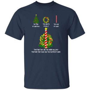 Harry Potter The Tree Of Christmas The Wreath Of Holly The Cane Of Candy Shirt