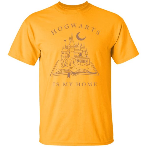 Harry Potter Unisex Tshirt Hogwarts is my home Shirt