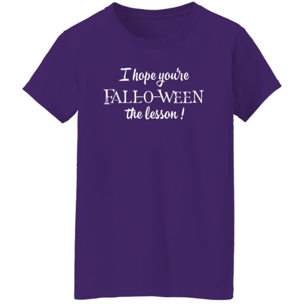 I Hope You’re Fall O Ween The Lesson Harry Potter Cartoon for Halloween Shirt