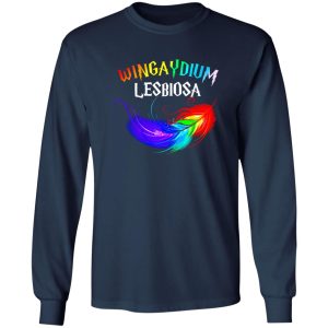 Wingaydium Lesbiosa Harry Potter Spell LGBT Leather Shirt