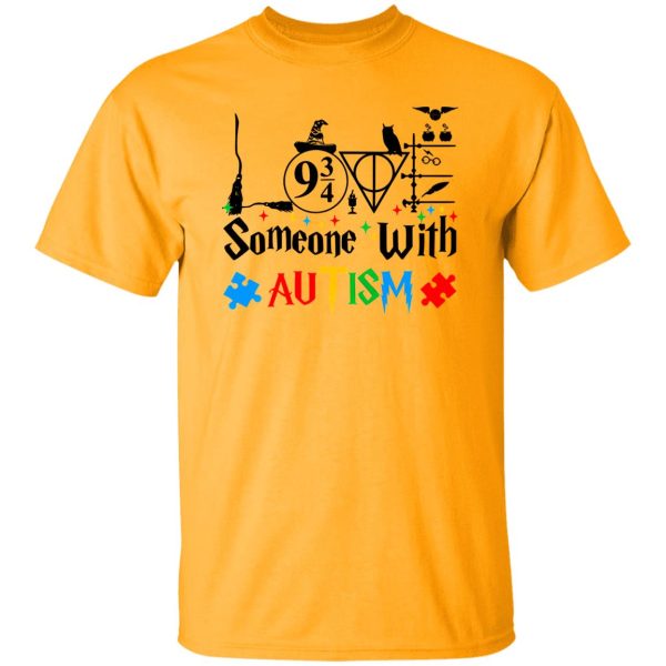 Love Someone With Autism Harry Potter For Halloween Shirt