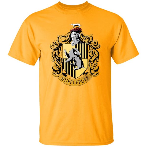 Hufflepuff Hogwarts House Team Family Top Tee Kids Adults Shirt