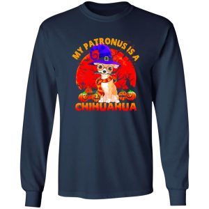 My Patronus is A Chihuahua Halloween Blood Moon for Dog Lover Shirt