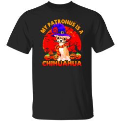 My Patronus is A Chihuahua Halloween Blood Moon for Dog Lover Shirt