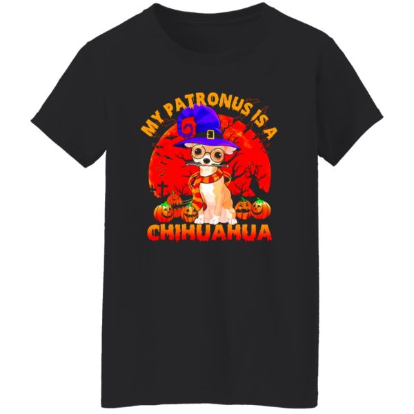My Patronus is A Chihuahua Halloween Blood Moon for Dog Lover Shirt