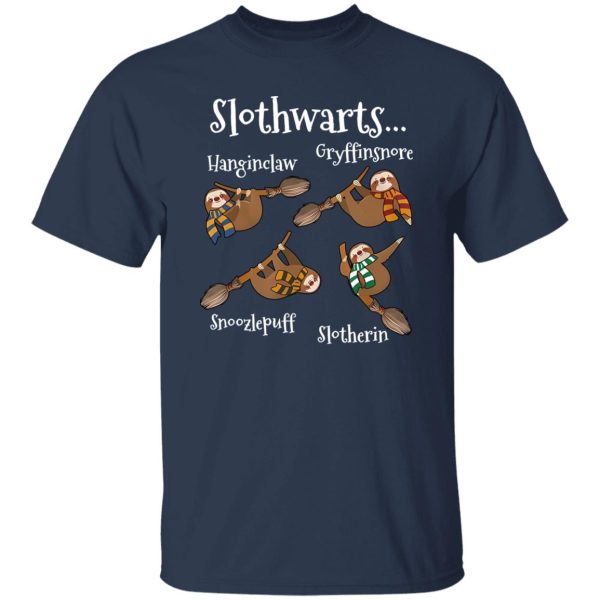 Slothwarts Harry Potter Hanginclaw Gryffinsnore Snoozlepuff Slotherin Shirt