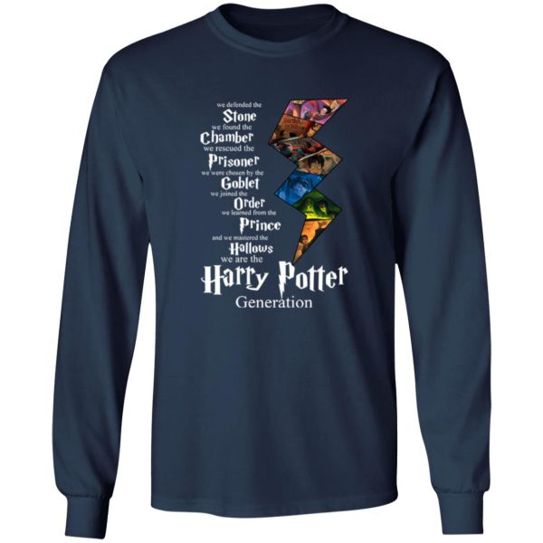 Stone Chamber Prisoner Goblet Order Prince Hallows Harry Potter Generation Shirt