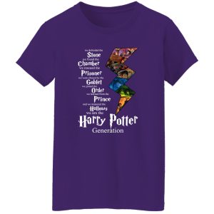 Stone Chamber Prisoner Goblet Order Prince Hallows Harry Potter Generation Shirt