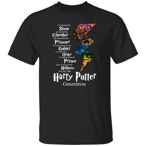 Stone Chamber Prisoner Goblet Order Prince Hallows Harry Potter Generation Shirt