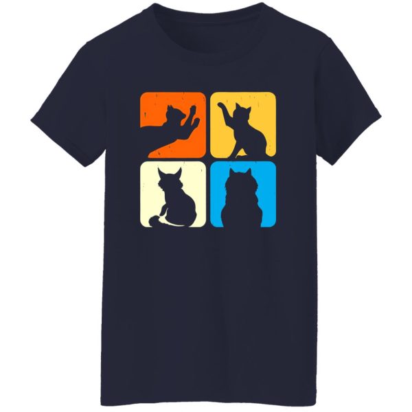 Cat Dad Vintage Cat Lovers Father’s Day Shirt