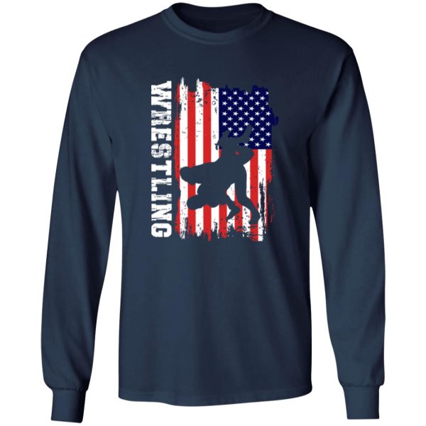 Wrestling American Flag Father’s Day Shirt