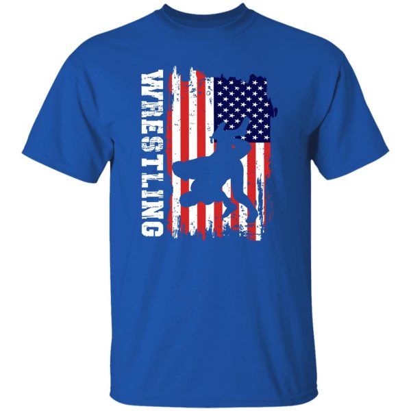 Wrestling American Flag Father’s Day Shirt