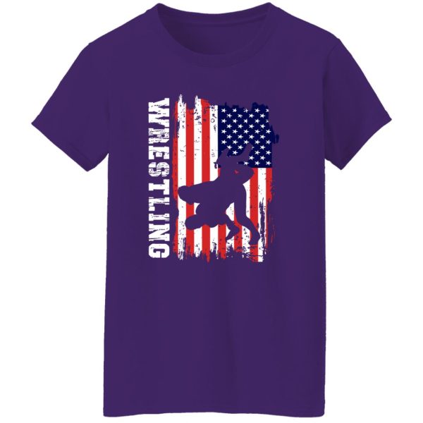 Wrestling American Flag Father’s Day Shirt