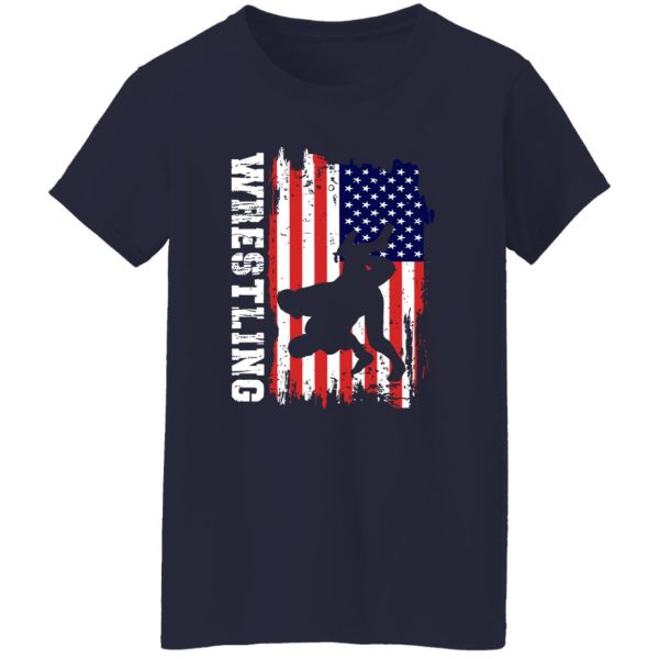 Wrestling American Flag Father’s Day Shirt