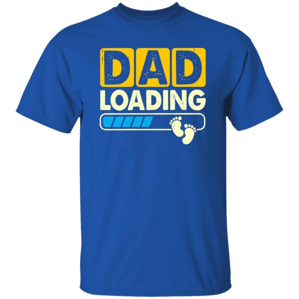 Dad Loading Promoted To Dad Baby Announcement Shirt