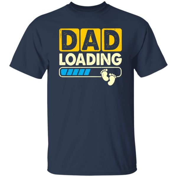 Dad Loading Promoted To Dad Baby Announcement Shirt