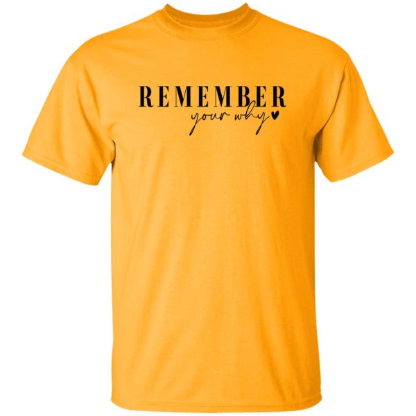 Remember Your Why Shirt