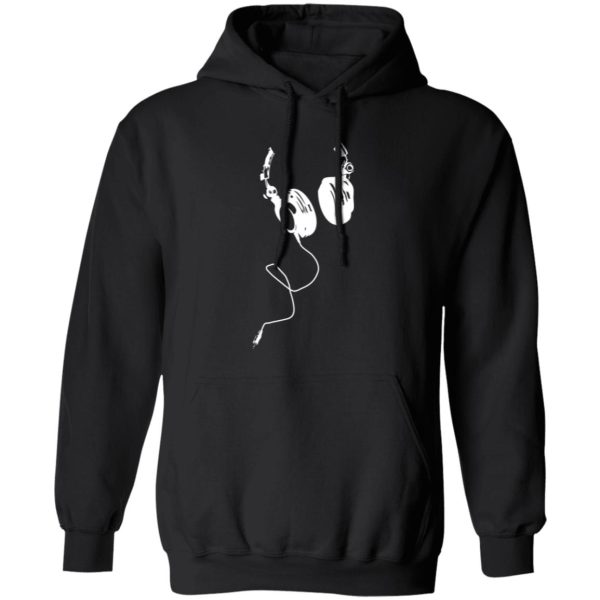 Cool Music T-Shirt for Men with HEADPHONES Shirt