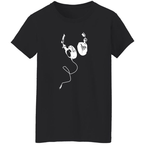 Cool Music T-Shirt for Men with HEADPHONES Shirt