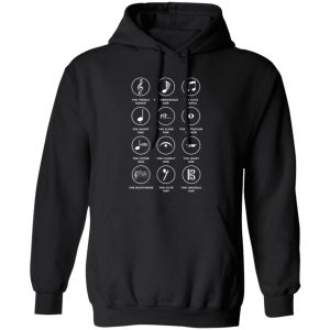 Musical Notes Symbol Definition Humor Funny Christmas Shirt