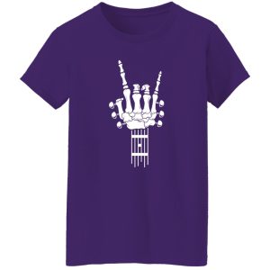 skeleton hand art guitar player theme- music player Shirt