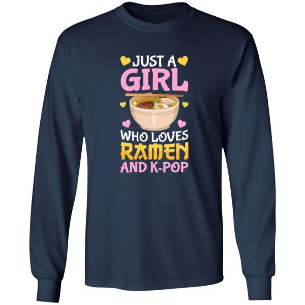 K-Pop Ramen Japanese Noodles Bowl Kpop Heart South Korea Music Shirt