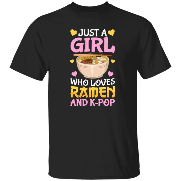 K-Pop Ramen Japanese Noodles Bowl Kpop Heart South Korea Music Shirt