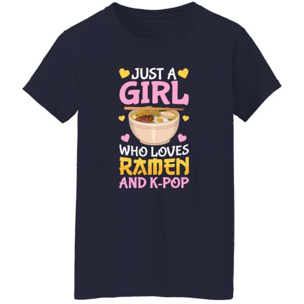 K-Pop Ramen Japanese Noodles Bowl Kpop Heart South Korea Music Shirt