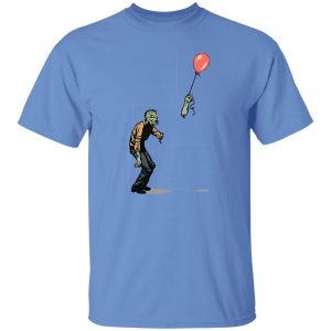 Zombie Banksy Girl Heart Balloon Shirt