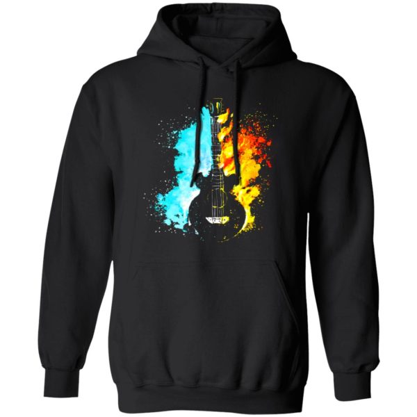 Guitar Fire and Water Art Shirt