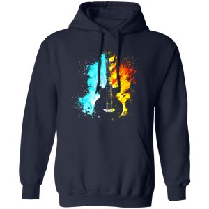 Guitar Fire and Water Art Shirt