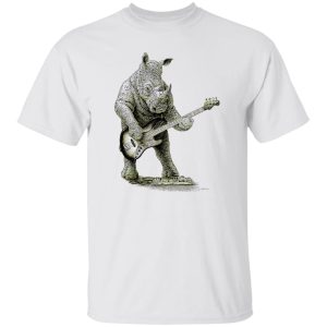Rhino Playing Bass Shirt