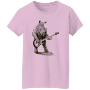 Rhino Playing Bass Shirt