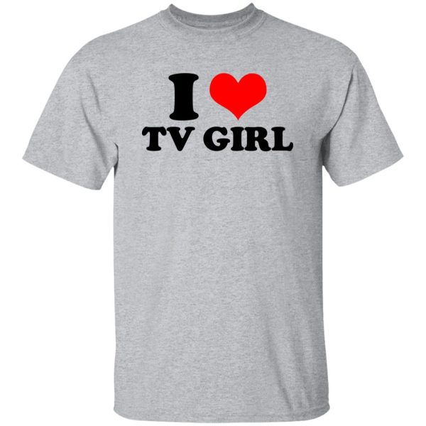 I Heart Tv Girl Shirt