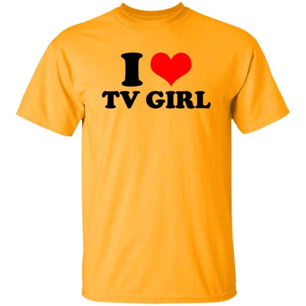 I Heart Tv Girl Shirt