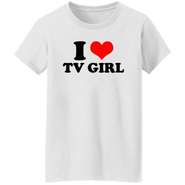 I Heart Tv Girl Shirt