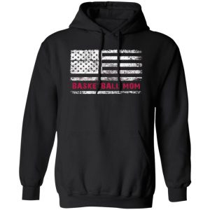 Basketball Mom Shirt, Basketball Mom American Flag Shirt