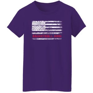 Basketball Mom Shirt, Basketball Mom American Flag Shirt