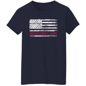 Basketball Mom Shirt, Basketball Mom American Flag Shirt