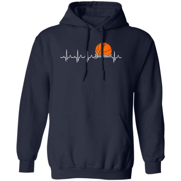 Basketball Heartbeat Sports for Basketball Lover V2 Shirt