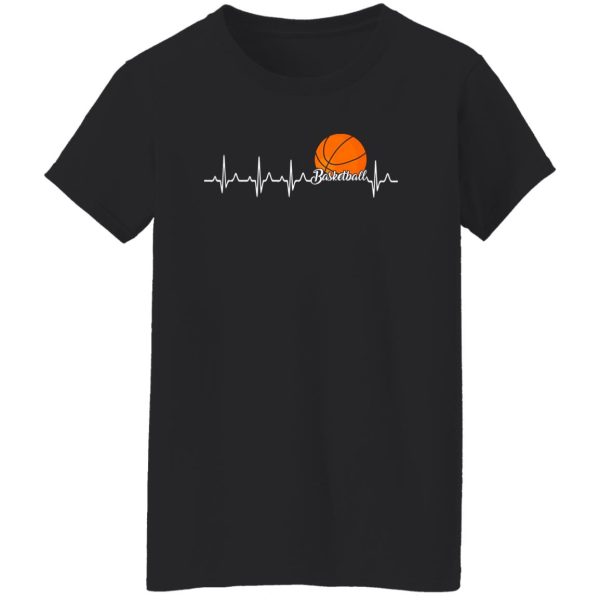 Basketball Heartbeat Sports for Basketball Lover V2 Shirt