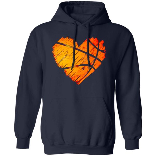 Basketball Lover Shirt, Basketball Heart