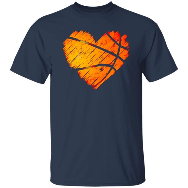 Basketball Lover Shirt, Basketball Heart