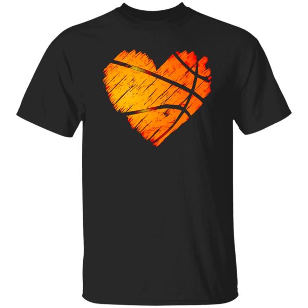 Basketball Lover Shirt, Basketball Heart